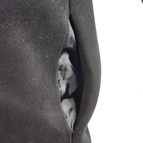 EUC Zara Classic Black Trench Coat - Picture 3 of 6